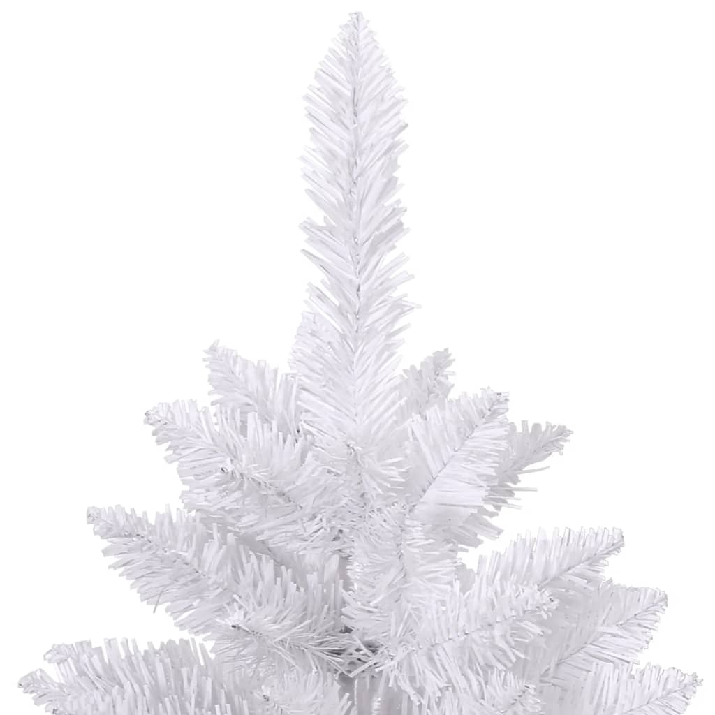 Artificial Hinged Christmas Tree with Stand White 180 cm